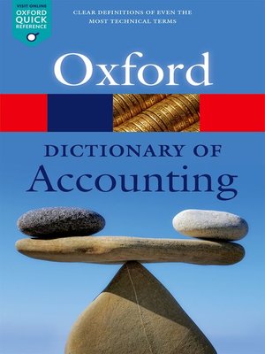 cover image of A Dictionary of Accounting